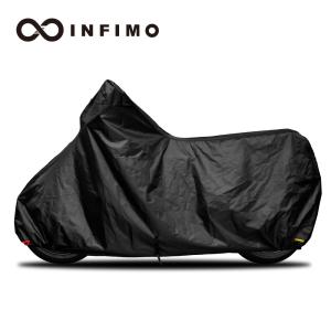 【在庫有】【送料無料】OSS（大阪繊維資材）INFIMO バイクカバー ベーシック（BASIC）｜撥水・鍵穴付・車体カバー・盗難防止｜IMO92416｜ブラック｜6L-BOX｜e-net