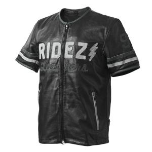 ライズ (RIDEZ) 98 S/S ジャケット バイク用 レザージャケット ブラック RLSJ16｜ブラック｜XLの商品画像