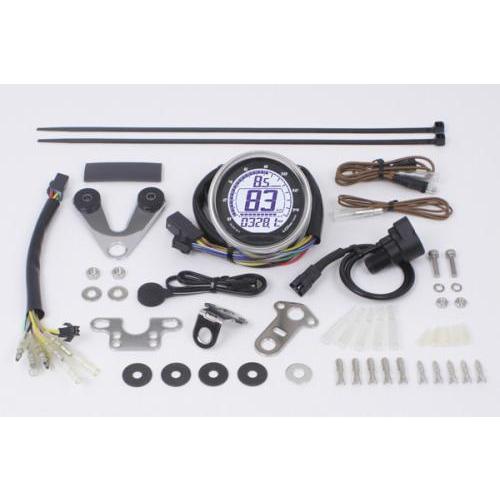 SP武川（タケガワ）ミディアムLCDスピード&amp;タコメーター (MLCD ST1) 汎用 (12V車)...