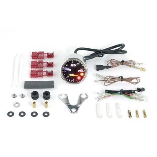 SP武川（タケガワ）Φ48スモールDNタコメーター12500RPM(レブインジケーター付)｜05-0...