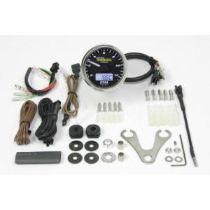 SP武川（タケガワ）φ48スモール DNタコメーター 12500RPM (12V専用/ホワイトLED/白指針)(05-05-0083)｜e-net