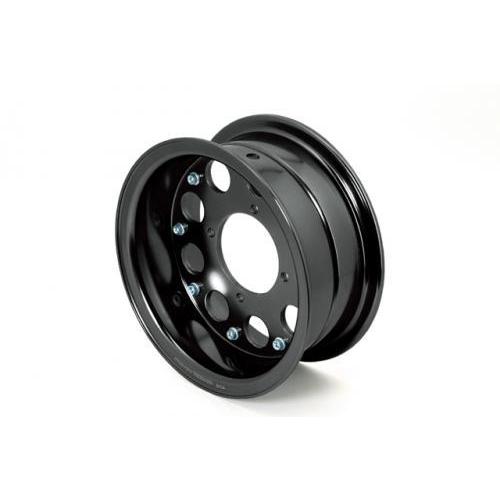 SP武川（タケガワ）ワイドアルミホイール (ブラック) モンキー・ゴリラ (チューブタイプ/8インチ...