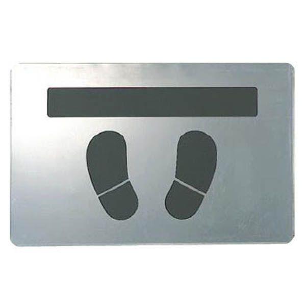 駐車場 路面表示 吹付用プレート 足跡 吹き付け マーキング ステンシル 型板 駐輪場 自転車置き場...