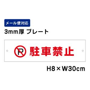 駐車禁止 ピクト表示 /H8×W30cm プレート 看板プレート　商品番号：ATT-101｜e-netsign