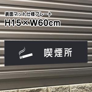 進入禁止 NO ENTRY プレート 看板【マットブラック】H15×W60cm