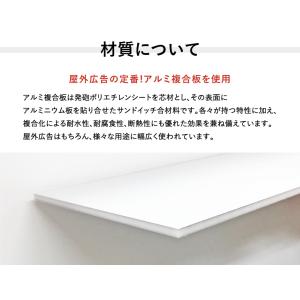 駐車場 番号 プレート H100×W200ミリ...の詳細画像5