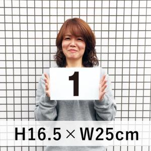 駐車場 番号 プレート 『サイズ:H165×2...の詳細画像1