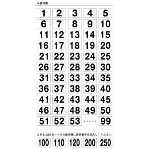 駐車場 番号 プレート 『サイズ:H165×2...の詳細画像3