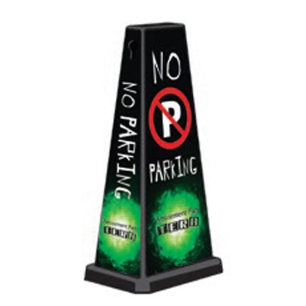 駐車禁止 スタンド看板 ミセルメッセージポールワイド 注意看板 店舗看板 NOPARKING OT-...