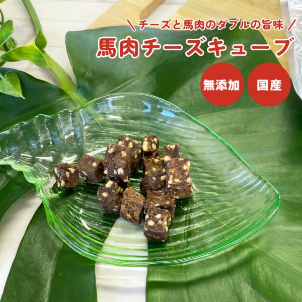 犬 おやつ 無添加 国産 馬肉チーズキューブ 35g 小粒 カルシウム 栄養 食べやすい 犬のおやつ...