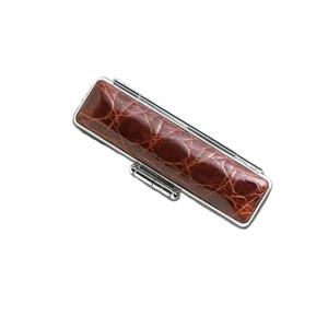 ワニ革印鑑ケース 10mm〜18mm丸用 寸胴型 印鑑収納 個人実印