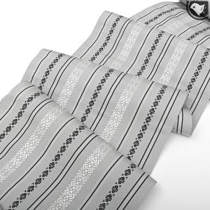 博多織 名門 森博多 二口古代献上 金印 八寸 名古屋帯