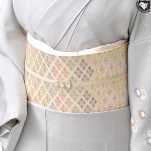 平和屋本店□極上 西陣 河合美術織物謹製 六通柄袋帯 唐織 吉祥舞花文