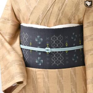 桐生絞り 桐生市 泉織物 謹製 九寸 名古屋帯 日本製【帯専門店おびや