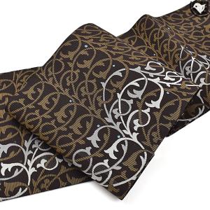 半幅帯 京都 織匠 川島 謹製 切りばめ (バティック/西陣織/絞り染め