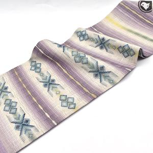 袋帯 工房 真南風 本場琉球読谷山 花織 手花...の詳細画像5