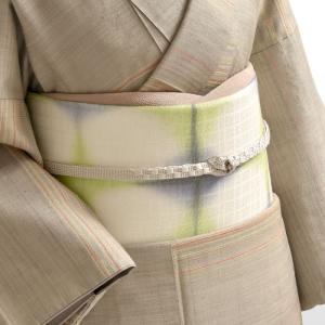 桐生絞 泉織物 謹製 紬地 九寸 名古屋帯 日本...の商品画像