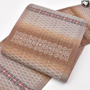 （訳あり/仕立て上り帯） 西陣織 花織 袋帯(未使用) 正絹 日本製｜e-obiya