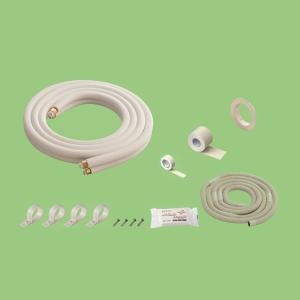 4m◆エアコン配管セット◆２分３分フレア加工済◆VVF、非粘着テープ２個他◆新品 4m◇エアコン配管セット◇2分3分フレア加工済◇VVF、非
