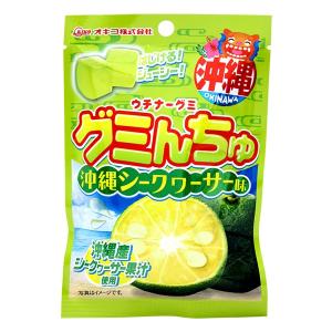 グミんちゅ 沖縄シークヮーサー味 40g（沖縄産シークヮーサー果汁使用）/沖縄お土産 お菓子 グミ｜e-okiko