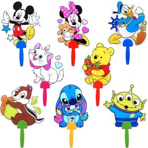 ディズニーミニうちわ 24枚セット / 景品 プレゼント お祭り 縁日