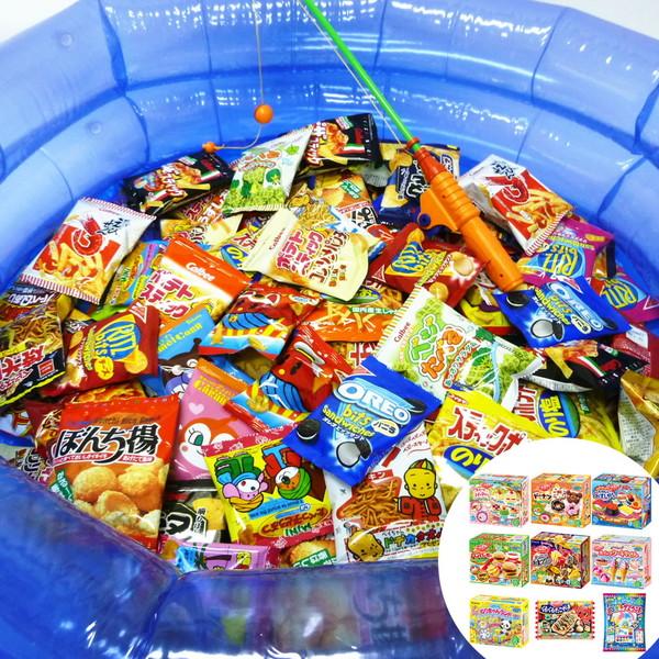 知育菓子が当る　くじ付お菓子つりつり抽選会景品セット(80名様用) / 釣り 抽選会 イベント セッ...