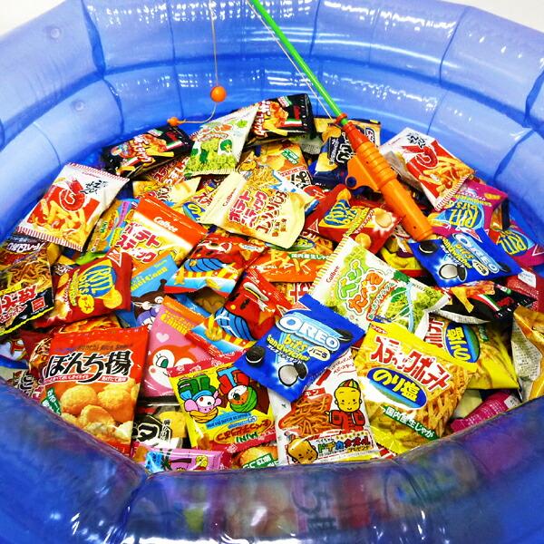 くじ付お菓子つりつり抽選会　80名様用 / 縁日セット 当たり付 抽選会セット お菓子 釣り /動画...