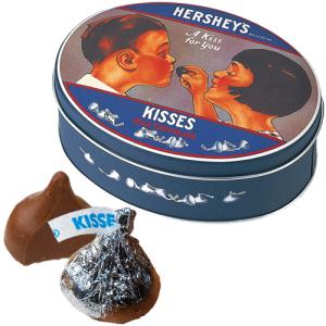ハーシー 缶入りキスチョコ 1缶 アメリカ お土産｜HERSHEY'S