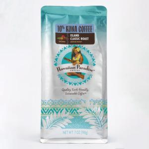ハワイアンパラダイスコーヒー 10％コナ アイランドクラシックロースト | ハワイ土産 ハワイのお取り寄せ ハワイ お土産 みやげ ブランド｜e-omiyage