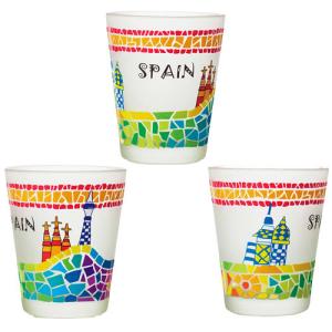 スペイン お土産 スペイン ショットグラス3個セット｜グラス・食器 ヨーロッパ 雑貨 スペイン土産｜e-omiyage