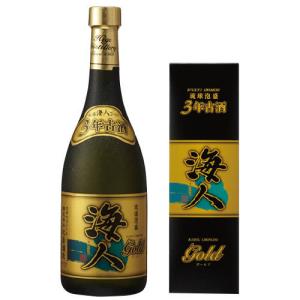 沖縄土産 三年古酒海人ゴールド 720ml｜沖縄 お土産 泡盛