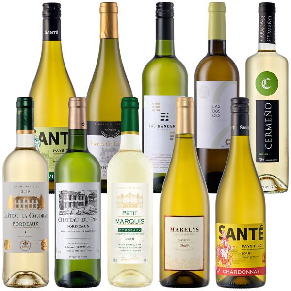 厳選フランス・スペイン白ワイン飲み比べ10本セット | フランス スペイン ワイン 白ワイン ワイン...