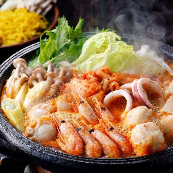 海鮮キムチ鍋 2〜3人前 北海道｜鍋セット お取り寄せ グルメ ギフト