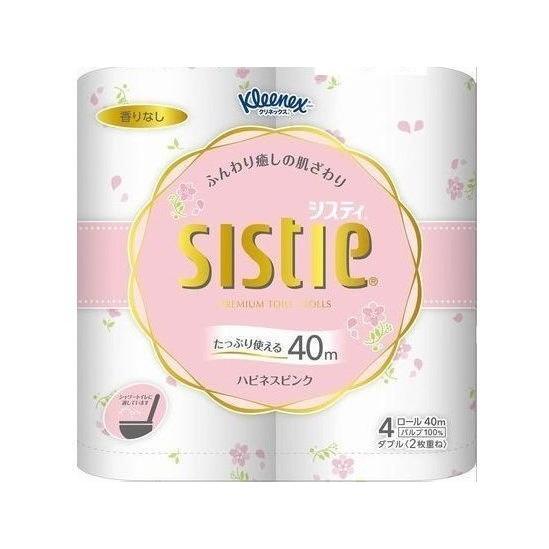 ピンクプリント！ クリネックス システィ 4ロール 10入 １パック　495円（税込）