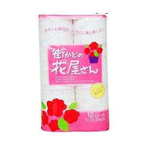 ダブル110m巻 2色プリント＆花の香り付き 街角の花屋さん6ロール ダブル 6Rダブル55M8パック 1パック470.80円2801