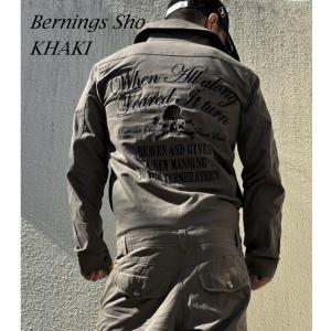 BERNINGS-SHO つなぎ スカル 刺繍...の詳細画像2