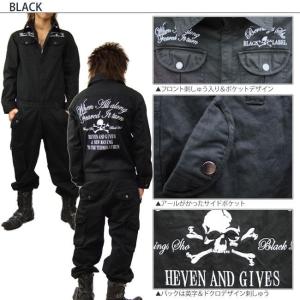 BERNINGS-SHO つなぎ スカル 刺繍...の詳細画像5