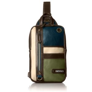 DEVICE(デバイス) トリコ ボディバッグ ブルー/グリーン DBG40033-BLGR　斜め掛...