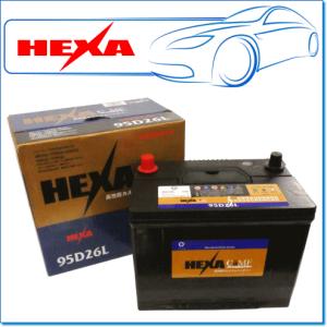 HEXA/ヘキサ 95D26L：充電制御車対応バッテリー！
