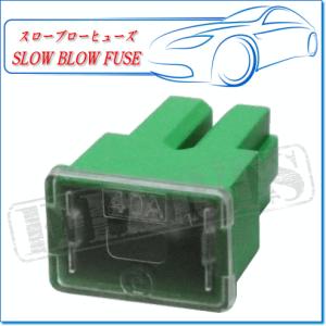 スローブローヒューズ SBF-3047：ASタイプ・グリーン40AMP
