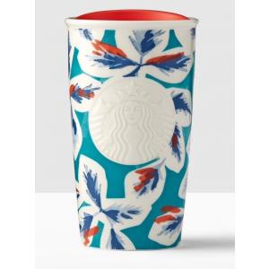 STARBUCKS スターバックス  海外限定  タンブラー  12fl oz（354ml）Teal Leaves｜e-petlife