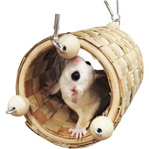 三晃商会]デグー・モモンガ用デグーハンモック 四角デニム : 小動物