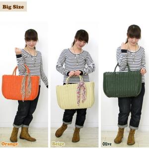 チェリー かごバッグ bigサイズ 浴衣用 ビ...の詳細画像3