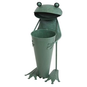 ビッグブリキかえる 傘立て 収納 アンブレラスタンド カエル : ラタン