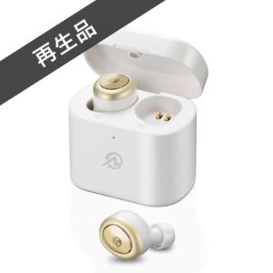 //アウトレット品// ワイヤレスイヤホン イヤフォン Bluetooth 超軽量 安い ホワイトゴールド 白 IPX4 防沫仕様 M-SOUNDS ZMS-TW2PWG｜e-plaisir-shop