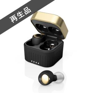 ワイヤレスイヤホン Bluetooth M-SOUNDS MS-TW22BG (ジェットブラック x ゴールド) (M-SOUNDS再生品)