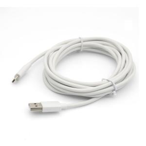 USB-A toType-C ケーブル 3m 充電 データ通信 急速充電 最大5V/3A対応 最大480Mbps対応 ホワイト 白 JTT JTUC30-WH｜e-plaisir-shop