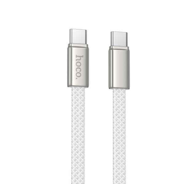 充電ケーブル データ通信 Type-C to Type-c フラット 絡まらない PD60W充電 U...