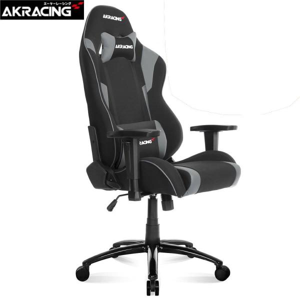 AKレーシングチェア ゲーミングチェア 椅子 AKRacing WOLF オフィスチェア グレー リ...