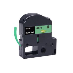 SC9G テプラ 互換 カートリッジ 20個セット 緑テープ / 黒インク テープの長さ8m 幅9mm｜e-plaisir-shop
